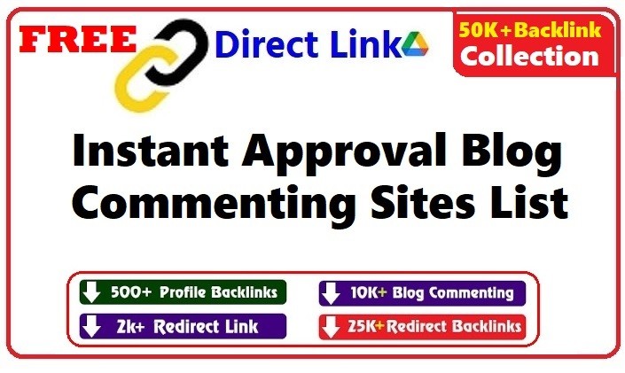 instant approval blog commenting